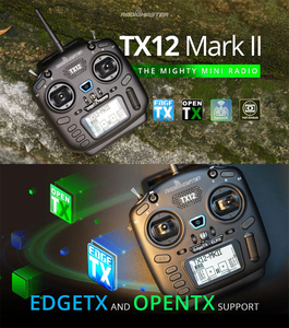 Ventes Flash : Radiocommande RadioMaster TX12 MKII 16 canaux avec gimbals à effet Hall, compatible OPENTX EDGETX, ELRS/CC2500 pour drone RC - Product Image 3