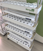 Sistem Kit Pertanian Vertikal Rak Tanam Cerdas Hidroponik Kabinet Penanaman Sayuran Sistem Hidroponik Multilayer