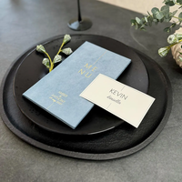 Livrets de menus de mariage en papier fait main Greenery – Menus de dîner personnalisés modernes pour événements avec messages