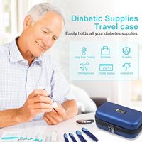 Sac isotherme de voyage médical pour médicaments diabétiques avec affichage de la température, idéal pour la survie en extérieur