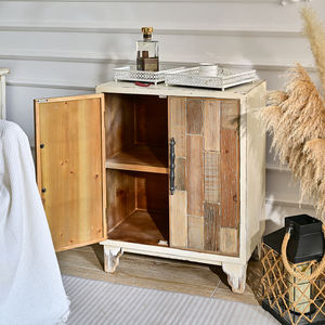 INNOVA Solid Wood Panel <b>Sideboard</b> Accent Cabinet Rustic Farmhouse Living Room Storage for Kitchen and Hotel Use - Product Image 5