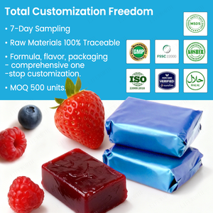 Yetişkinler için Aşvaganda Takviyeleri, Bağışıklık Desteği için L-Teanin GABA Çinko <span class=keywords><strong>Vitamin</strong></span> D3 içeren Çiğnenebilir Jelibonlar - Product Image 5