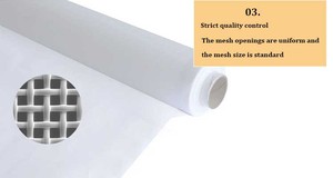 2024 nóng bán Monofilament Polyester lụa Màn hình in ấn lưới vải 34t-100/86 lưới màu trắng - Product Image 6
