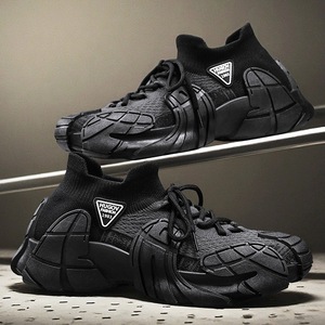 Nuove <span class=keywords><strong>Scarpe</strong></span> <span class=keywords><strong>da</strong></span> Basket e <span class=keywords><strong>da</strong></span> Passeggio Trendy <span class=keywords><strong>da</strong></span> Uomo per l'Autunno, Taglie Grandi, Sneakers Comode e Spesse <span class=keywords><strong>con</strong></span> Calzini alla Moda - Product Image 3