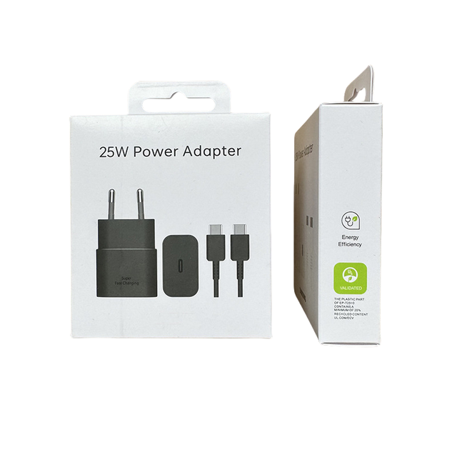 LDO 25W EU/UK/US Plug Micro USB Wall Charger Adapter with Super Fast Charging for S25/S24/S23 Ultra/S22/Note 20 Earphone/Camera
