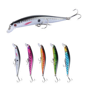 9,7 cm/8,6G Pesca Jerk Minnow Señuelos de Pesca Fundición larga Flotante Minnow Lure Jerk Baits con anzuelo triple - Product Image 6