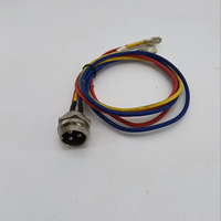 Connecteur aviation mâle GX16 à 3 broches, fiche circulaire métallique filetée de 16 mm avec bride pour machine CNC, moteur pas à pas, capteur, écran LED