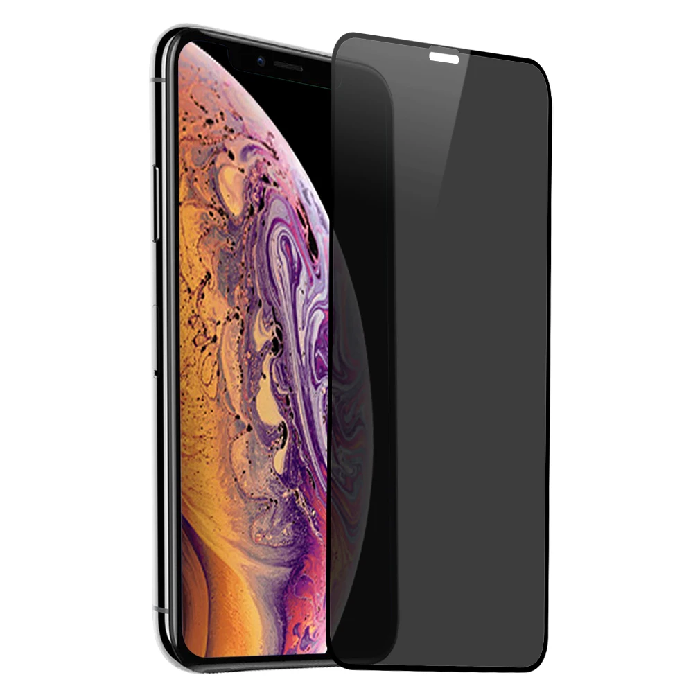 Для iphone 12pro Max антишпионское полное покрытие мобильное закаленное стекло Защита экрана для Iphone 11 pro Max X XR Xs Max