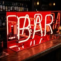 Vente en gros de boîtes au néon pour cafés, bars, boîtes à lumière murales avec enseignes et enseignes publicitaires aux néons pour restaurants, cafés et bars