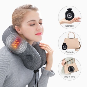 Almohada de Masaje Cervical Shang Lvbao TE629N, Masajeador Eléctrico Recargable para el Hogar con Control de Tiempo y Almacenamiento Plegable - Product Image 2