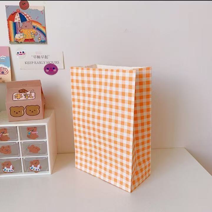 Orange plaid