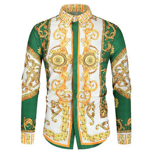 قميص ملكيي للرجال للخريف من RNSHANGER قميص غير رسمي ضيق مطبوع للرجال قميص عصري مقاس اجتماعي قمصان حفلات - Product Image 5