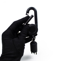 Briquet manuel de luxe personnalisable avec logo, porte-badge à boucle facile à dégainer et accessoires