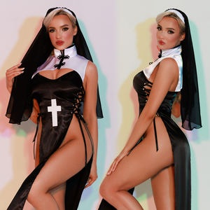 Женское вечернее платье с высоким разрезом - Product Image 1