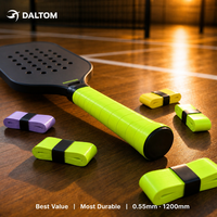 Surgrip en PU ultra-fin de 0,55 mm, 1200 mm, couleur néon vif, meilleur rapport qualité-prix, logo personnalisé, directement de l'usine pour raquette de pickleball
