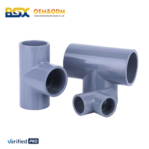 أنابيب وتركيبات بي في سي رمادية وبيضاء بالجملة من المصنع للصرف وإمدادات المياه تركيبات أنابيب يو بي في - Product Image 2