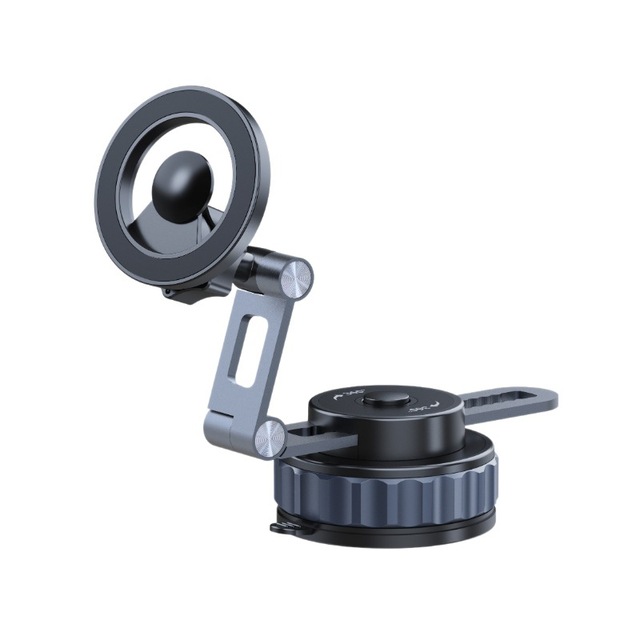 2026 Bed Phone Holder Vacuum-Suction Foldable Magnetic Phone Mount Image Stabilization Zinc Alloy 360 Degree Rotation Supports
