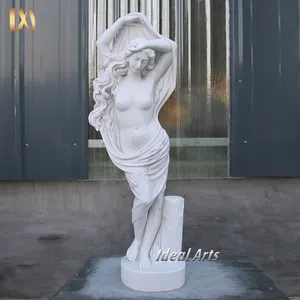 安い手作りの彫刻等身大の女の子大理石の石ヌード像裸のセクシーな女性の体の彫刻