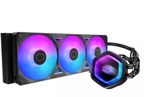 Enfriador de CPU para juegos Cooler Master ARGB Dragon Shadow LCD B360 LCD Core II con refrigeración líquida para PC, cubiertas superiores dobles, iluminación RGB direccionable GEN 2. - Product Image 3