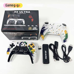 Gamegaga X8 Ultra 4K HD TV Game Stick, manettes sans fil, plus <span class=keywords><strong>de</strong></span> 40000 <span class=keywords><strong>jeux</strong></span> rétro intégrés, console <span class=keywords><strong>de</strong></span> <span class=keywords><strong>jeux</strong></span> vidéo classique portable - Product Image 1