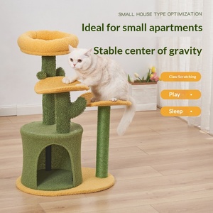 Arbre à chat en sisal en gros, série Cactus, structure d'<span class=keywords><strong>escalade</strong></span> pour chat, Katzenbaum - Product Image 1