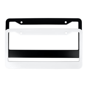 Venta Directa de Fábrica Transfronteriza, Aprobado por <span class=keywords><strong>Amazon</strong></span>, Estándar Estadounidense, Estilo Americano, Marcos de Matrícula en Blanco, Marcos de Matrícula de Aluminio - Product Image 4