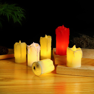 <span class=keywords><strong>Bougies</strong></span> de thé sans flamme à LED Lampes de thé électriques <span class=keywords><strong>Bougies</strong></span> de cire à LED pour la décoration intérieure de Noël - Product Image 2