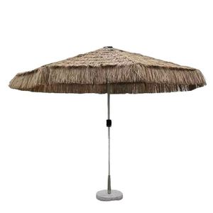 Outdoor <b>Beach</b> Thatched Center Pillar Wind Resistant Waterproof Straw Sunshade <b>Umbrella</b> for Courtyard Homestay Manufacturer - Product Image 1