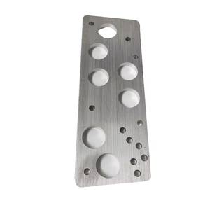 High Precision 6061 Aluminum Alloy CNC Milling & Wire EDM Parts Custom Drilling Stainless Steel Equipment Mounting Panel - Product Image 3