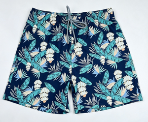 Pantaloncini <span class=keywords><strong>da</strong></span> Spiaggia con Stampa Integrale di Creature Marine, Vita Elastica, Casual, per Vacanze, Costume <span class=keywords><strong>da</strong></span> Bagno per Coppie, Sfondo Bianco, Foto Prodotto - Product Image 2