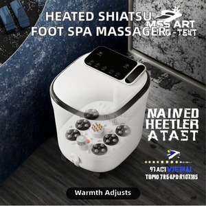 Masajeador Eléctrico de Rodillos para Pies, Bañera de Hidromasaje, Dispositivo de Calentamiento Terapéutico con Control de Tiempo, Unidad de Terapia de Masaje - Product Image 2