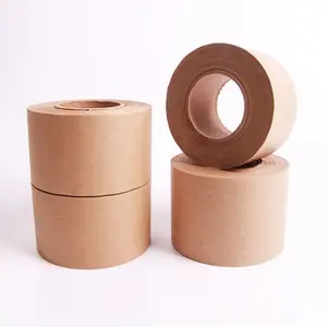 Печатная упаковочная лента из крафт-бумаги, фирменная упаковочная лента из крафт-бумаги, переработанная лента из крафт-бумаги