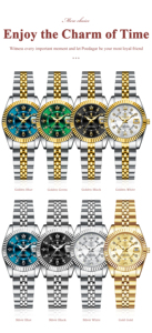 Nuevo POEDAGAR <span class=keywords><strong>780</strong></span> marca de lujo reloj de cuarzo para mujer de alta calidad resistente al agua de acero inoxidable reloj de pulsera señora relojes Relojes - Product Image 3