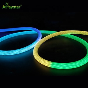 Hoge Kwaliteit Slimme <span class=keywords><strong>Led</strong></span> Strip Rgb Met Ic Magie Met <span class=keywords><strong>Pixel</strong></span> <span class=keywords><strong>Led</strong></span> <span class=keywords><strong>Ws2811</strong></span> Neon Strip 360 Graden Cirkelvormig Touw Flexibel Licht D 22Mm - Product Image 3