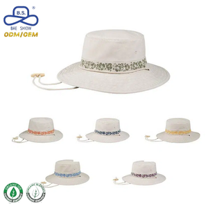 Sombrero de Pescador con Protección UV para Verano, OEM ODM, con Cordón Ajustable, Plegable, Transpirable, para Uso en Exteriores, Unisex - Product Image 2