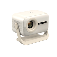 Projecteur intelligent Android 14 A300 1080P 650 ANSI Lumens avec autofocus, correction trapézoïdale, Wi-Fi, Bluetooth et décodage 4K pour Home Cinéma