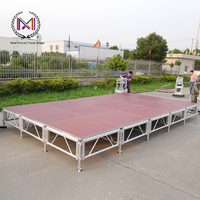 Structure de treillis de scène en aluminium portable personnalisable, treillis carré, triangle, éclairage de scène, treillis de scène personnalisable TUV
