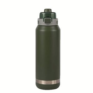 Vaso Aislado al Vacío de Doble Pared de Acero Inoxidable con Acabado Mate de 1000 ml, con Tapa Deportiva a Prueba de Fugas, Libre de BPA - Product Image 5