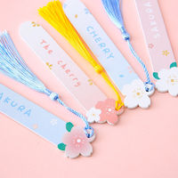 Marque-pages promotionnels personnalisables en bois, vierges pour sublimation, avec impression anime et motifs animaux 3D mignons (chien)