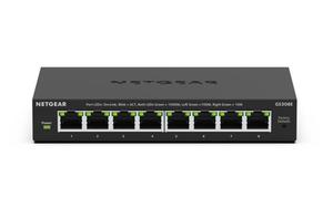 Dễ dàng thông minh quản lý yếu tố cần thiết chuyển đổi gs308e 8-Port Gigabit <span class=keywords><strong>Ethernet</strong></span> dễ dàng thông minh quản lý yếu tố cần thiết chuyển đổi - Product Image 3