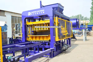 QT5-15 유압 프레스 콘크리트 중공 고체 벽돌 만들기 기계/블록 포장 돌 벽돌 만들기 기계 - Product Image 5