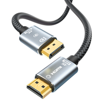 4K macho a macho DP Displayport a HDMI Cable puerto de pantalla a HDMI Cable Convertidor para proyector de PC portátil