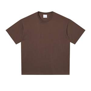 T-shirt personnalisable 300g en coton épais 100% pour <span class=keywords><strong>homme</strong></span>, manches courtes, coupe décontractée, col rond, tendance été - Product Image 3