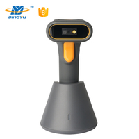 Lecteur de codes-barres 2D industriel DY SCAN IP65 robuste résistant aux chutes avec base grise 100CM/S