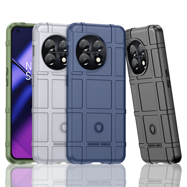 Rugged Shield Shockproof Mobile Phone Case Tpu Soft Silicone Mobile Phone Accessories for Oneplus 11 12