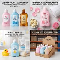 Flacon plat en PET de 60 ml avec bouchon à clapet, conteneur portable format échantillon pour cosmétiques, soins de la peau, shampooings et échantillons d'huiles essentielles