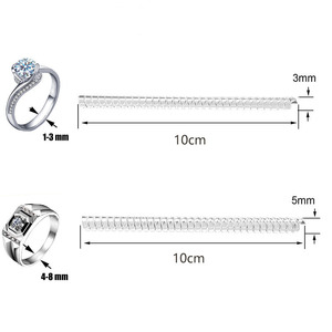 10cm <strong>Size</strong> Tool Adjuster Jewelry Tool Spiral <strong>Ring</strong> Finger <strong>Ring</strong> <strong>Size</strong> Adjuster Guard Tightener <strong>Reducer</strong> - Product Image 4