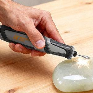 Herramienta Rotatoria Inalámbrica KINGVOS KD7012, Mini Taladro <span class=keywords><strong>Dremel</strong></span>, Pluma de Grabado, Taladro Eléctrico Inalámbrico con Accesorios, Set de Bricolaje - Product Image 3