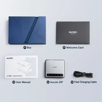 Nouveau projecteur DLP 2026 Aurzen ZIP, mini projecteur de poche pliable, 100 ANSI, batterie intégrée 5000 mAh, zéro latence, mise au point automatique, BT5.4