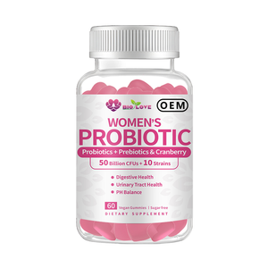 Fruity Probiotic Chewable Gummies Gentle Nourish Gut <strong>Microecology</strong> Promote Digestive Comfort No Artificial Additives - Product Image 1